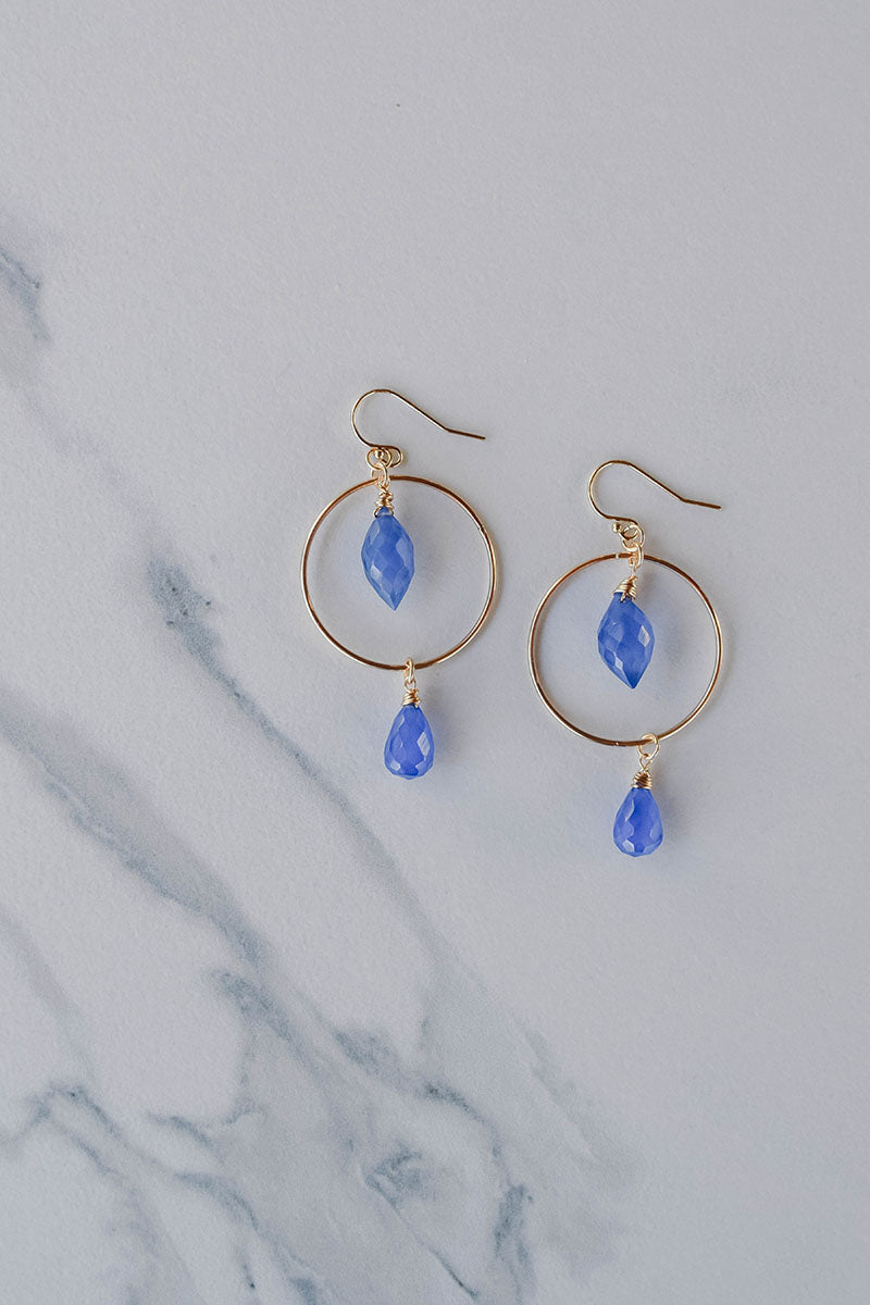Duo Blue 14K Gold Filled