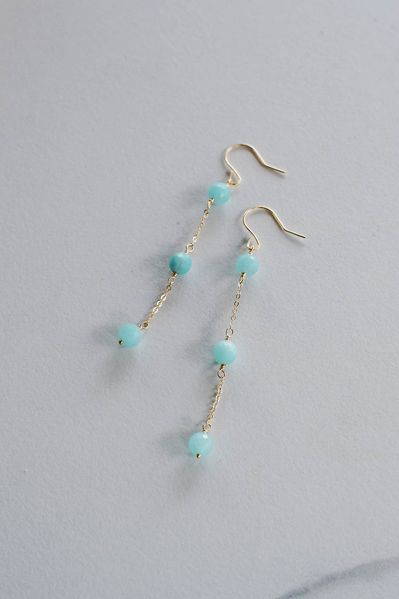 Sade 6mm Amazonite *14K Gold Filled*