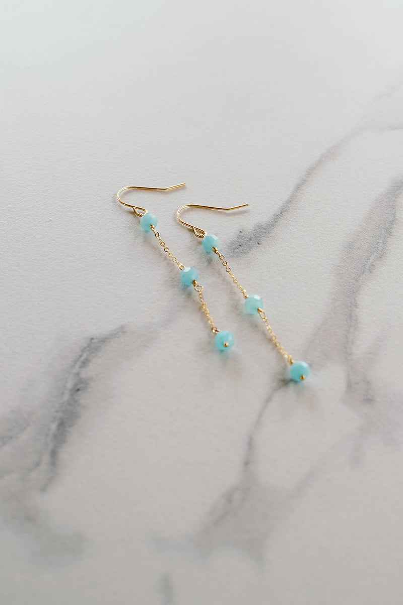 Sade 4mm Amazonite *14K Gold Filled*