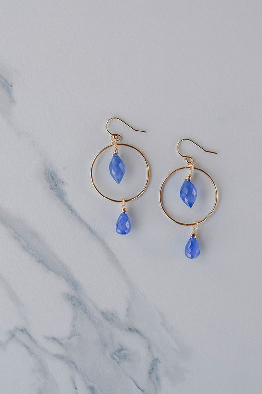 Duo Blue 14K Gold Filled