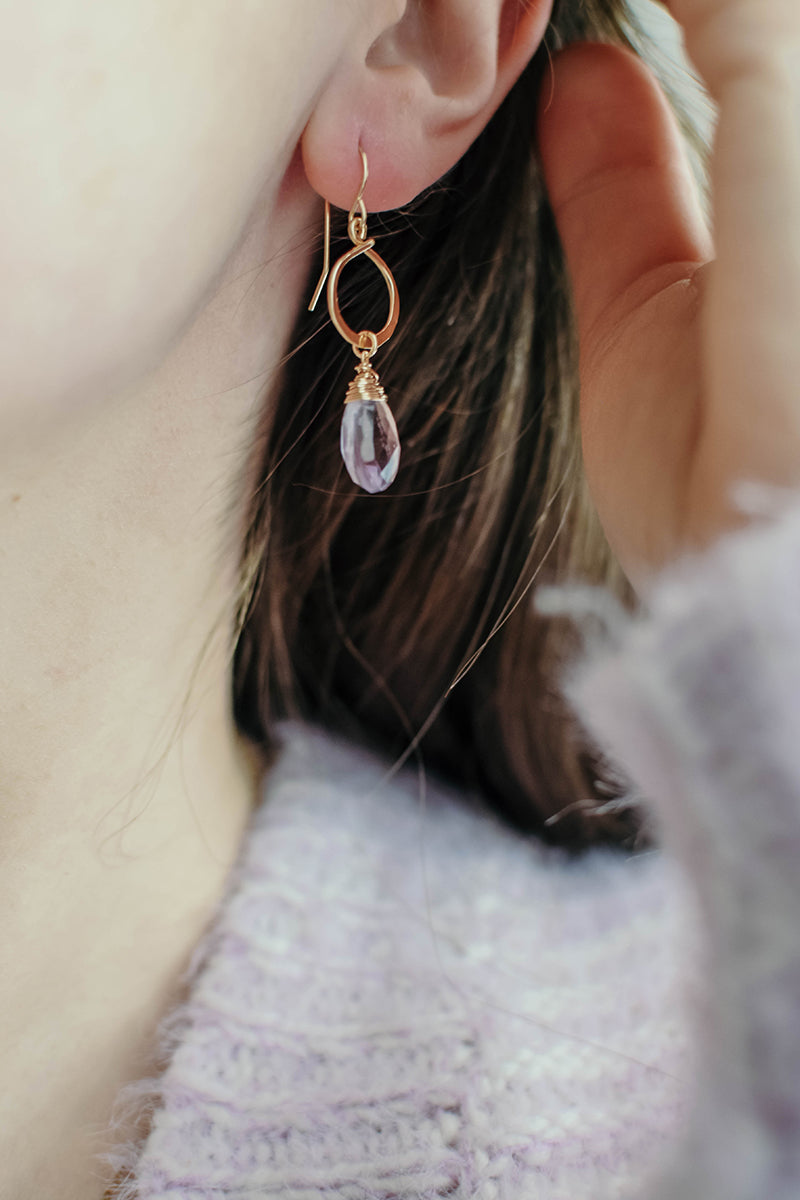 Darla Drop Amethyst