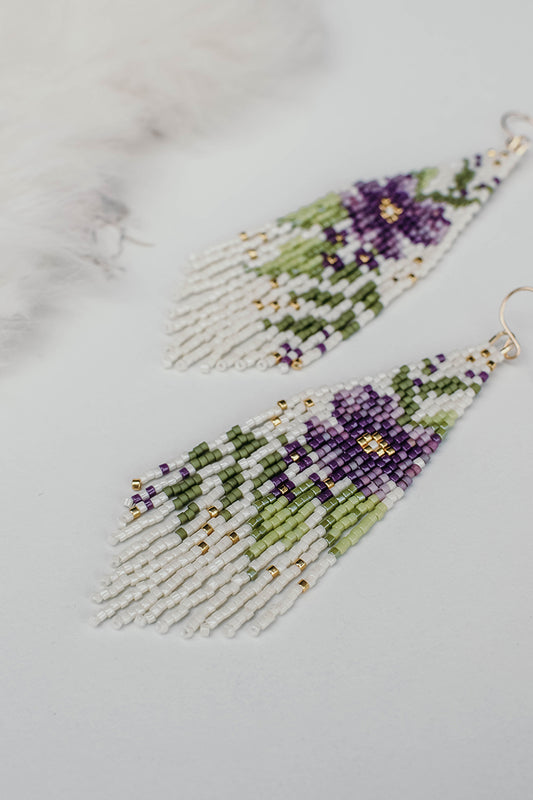 Flora Fringe Violet