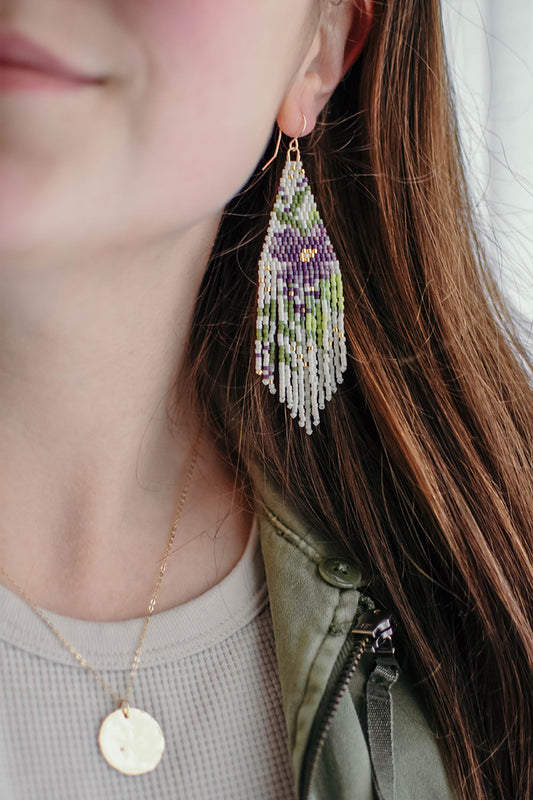Flora Fringe Violet