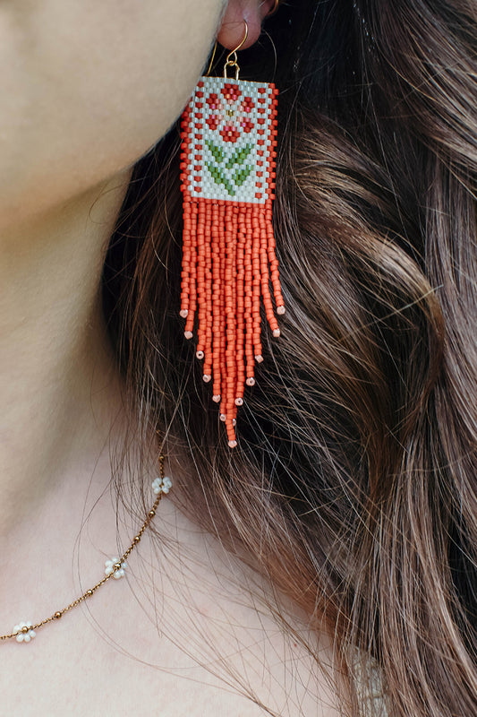 Grand Daisy Folk Fringe Poppy