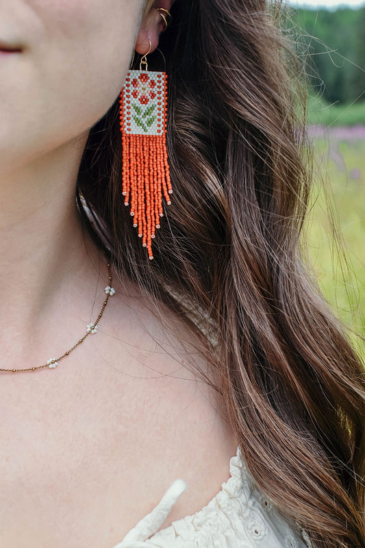Grand Daisy Folk Fringe Poppy
