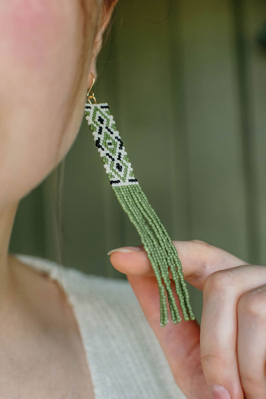 Mystic Fringe Olive
