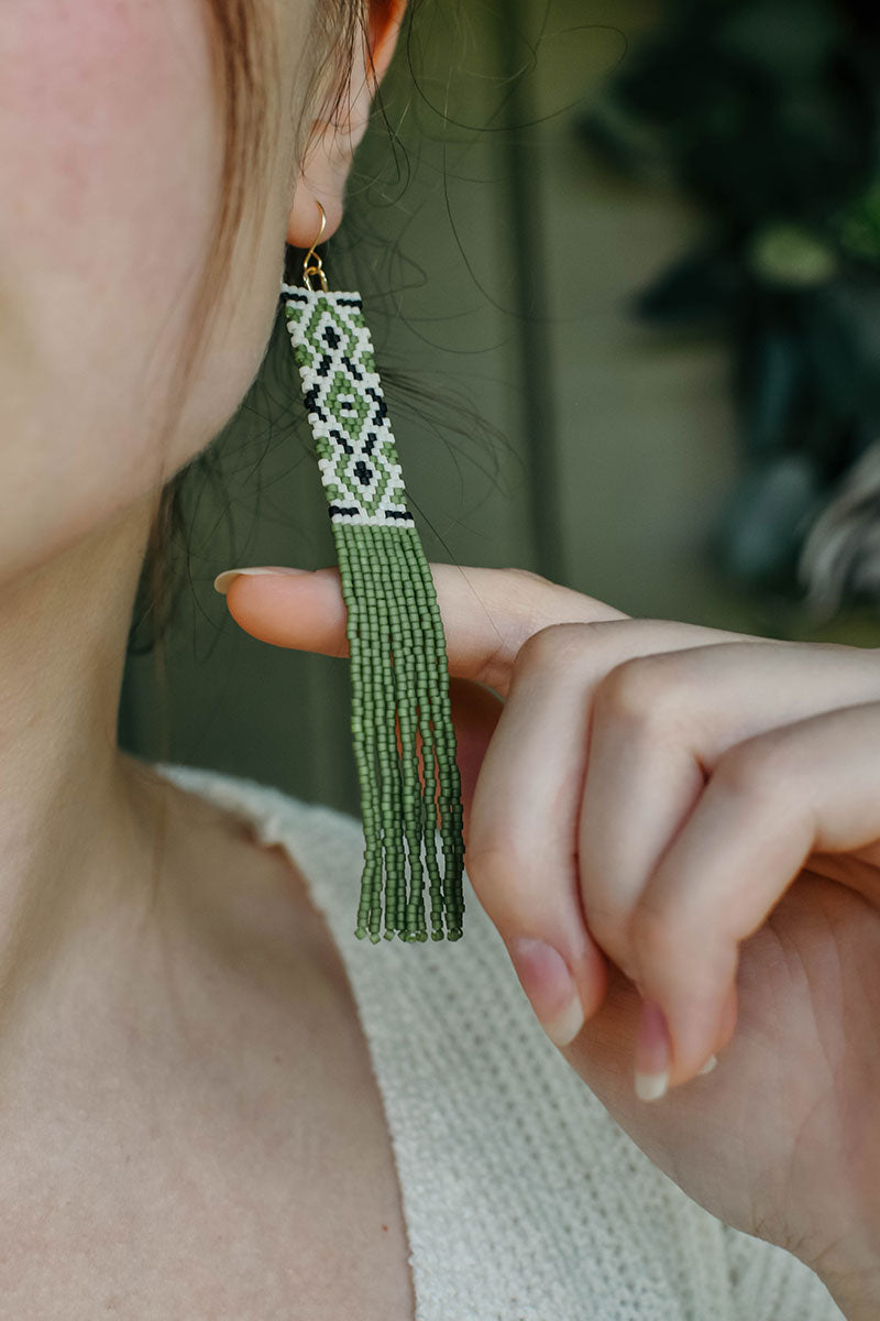 Mystic Fringe Olive