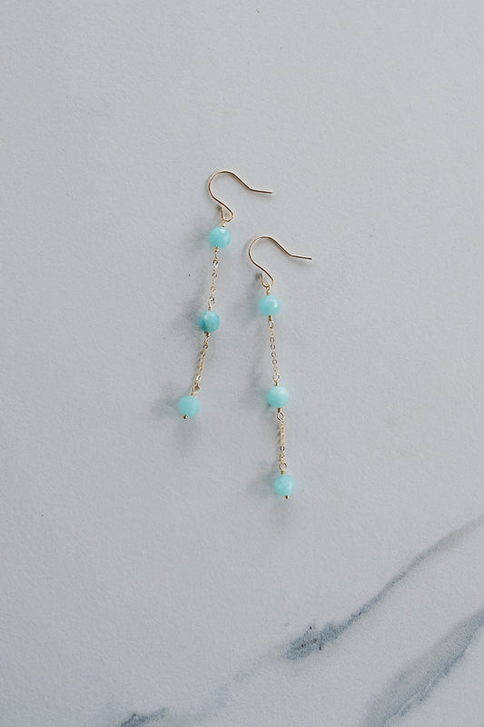 Sade 6mm Amazonite *14K Gold Filled*