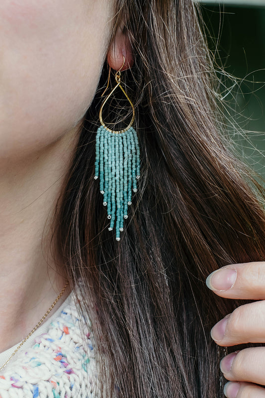 Tally Fringe Seafoam